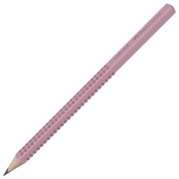 FABER-CASTELL Bleistift Jumbo Grip B shadow rosé **