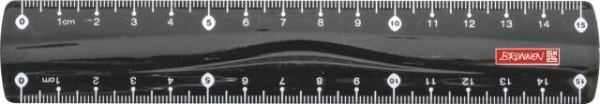 BRUNNEN Lineal 15cm onyx