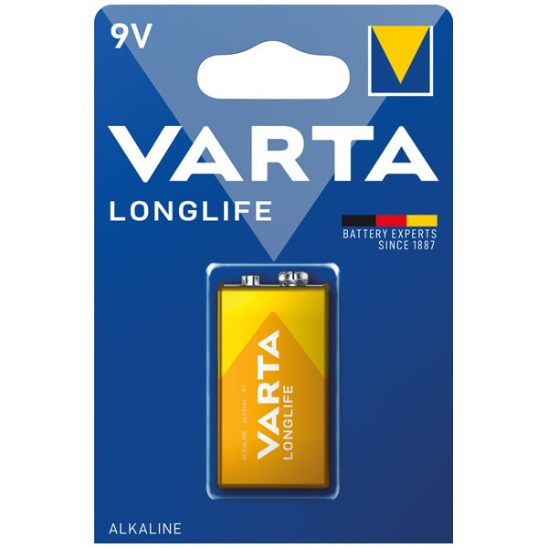 Varta Batterie 9V LONGLIFE 9V
