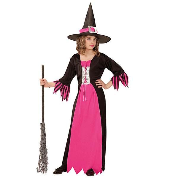 Kostüm Hexe mit Hut , Größe 116 cm Kleid