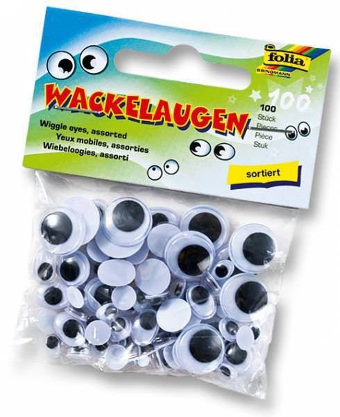 Wackelaugen Set 100 Stück