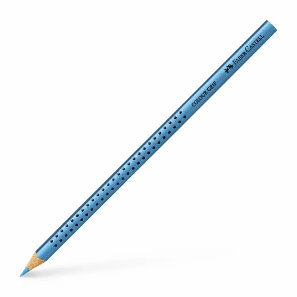 FABER-CASTELL Buntstift Colour Grip metallic blau **