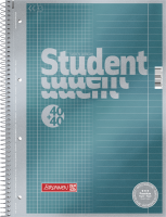 Brunnen Collegeblock Premium Student "Duo" A4 40 Blatt kariert, 40 Blatt liniert, jeweils mit Randli Brunnen Collegeblock Premium Student "Duo" A4 40 Blatt kariert, 40 Blatt liniert, jeweils mit Randli