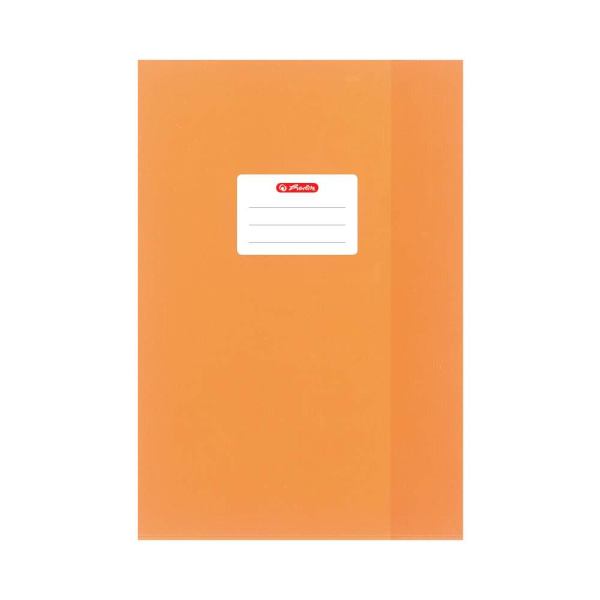 Herlitz Hefthülle A5 Baststruktur mit Namensetikett **