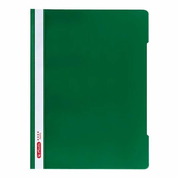 Schnellhefter Grün, A4 Plastik Quality, von Herlitz **