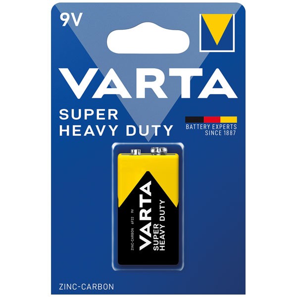 VARTA Batterie DUTY 9V SUPER HEAVY