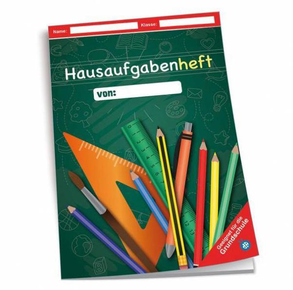 Trötsch Hausaufgabenheft A5 mit farbig hinterlegten Wochentagen - Tafel grün oder blau **