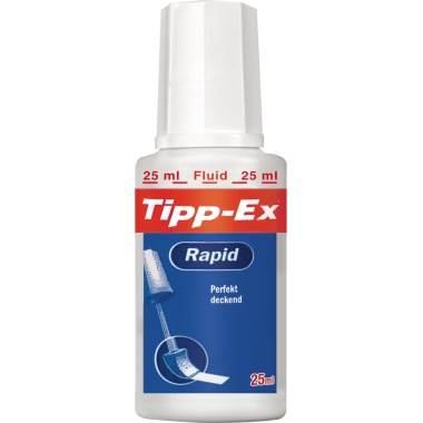 Tipp-Ex Korrekturflüssigkeit Rapid, schnelltrocknend, 25ml