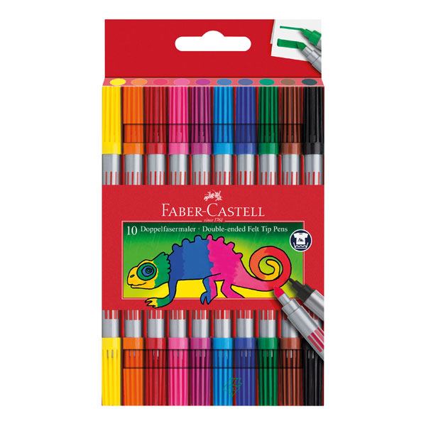 Faber Castell Doppelfasermaler, 10 Stück