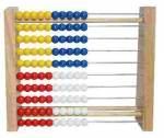 Abacus Zählrahmen 21x18x4 cm 100 Kugeln Abacus Zählrahmen 21x18x4 cm 100 Kugeln