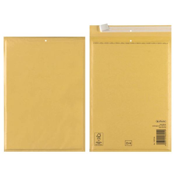 Herlitz 10 Luftpolstertaschen D, haftklebend