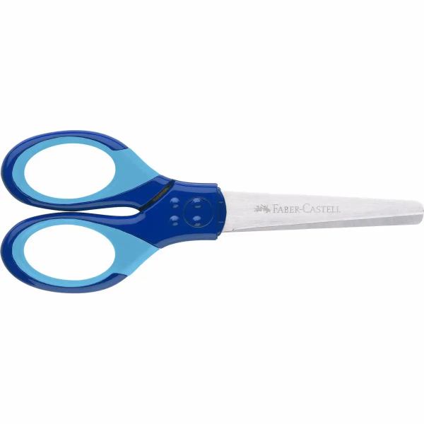 Faber-Castell Schulschere GRIP blau auf Blisterkarte **