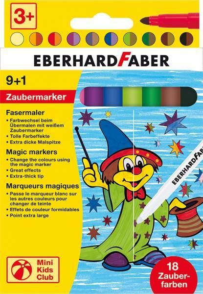 EBERHARD FABER Colori Zauber-Filzstifte 2mm - 9+1