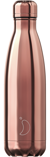 CHILLY`S Trinkflasche Bottle Chrome Rosé Gold 500 ml