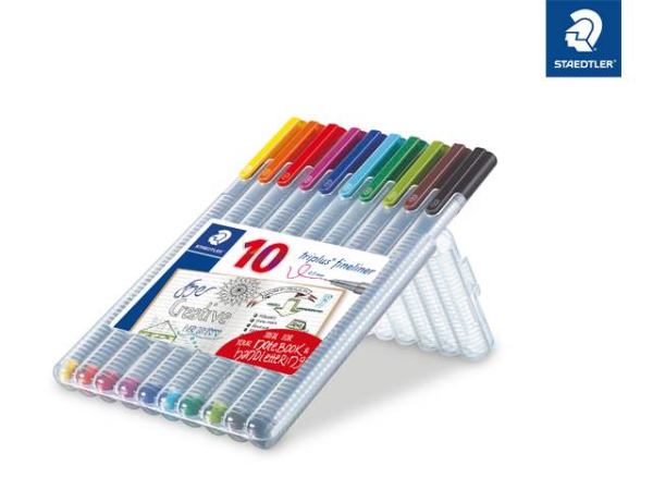 STAEDTLER Feinschreiber Fineliner triplus® - 10 Stk. Box