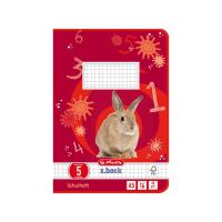 Herlitz Schulheft A5 - kariert - 16 Blatt - Lineatur 5 **