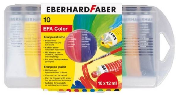 EBERHARD FABER Tempera Tuben 10er Etui 12 ml