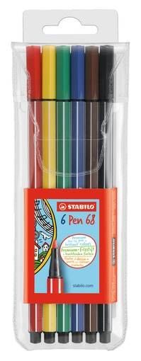 STABILO Fasermaler Pen 68 Etui 6St.