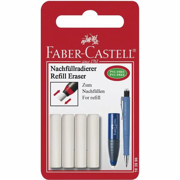 Faber-Castell Ersatzradierer - 4 Stück **