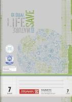 BRUNNEN Heft A5 16 Blatt Lin 07 Recycling °
