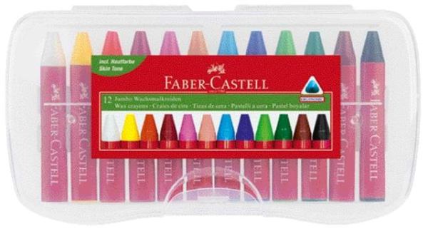 Faber-Castell Wachsmalkreiden - Jumbo - 12er Box