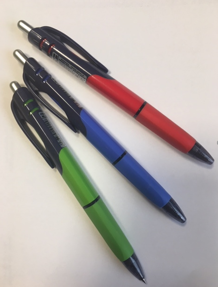 Offive Point Kugelschreiber - 0,7mm - rot, blau oder grün - farbig sortiert