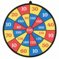 Idena Klettball Dart mit 4 Klettbällen Ø35cm ° Idena Klettball Dart mit 4 Klettbällen Ø35cm °