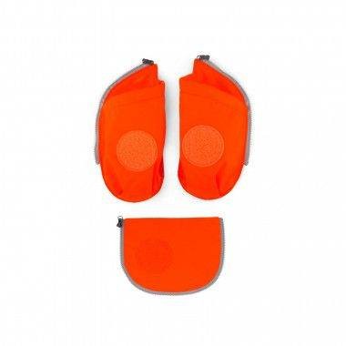 ergobag pack/cubo/cubo light Seitentaschen Zip-Set (3-tlg.) - Orange