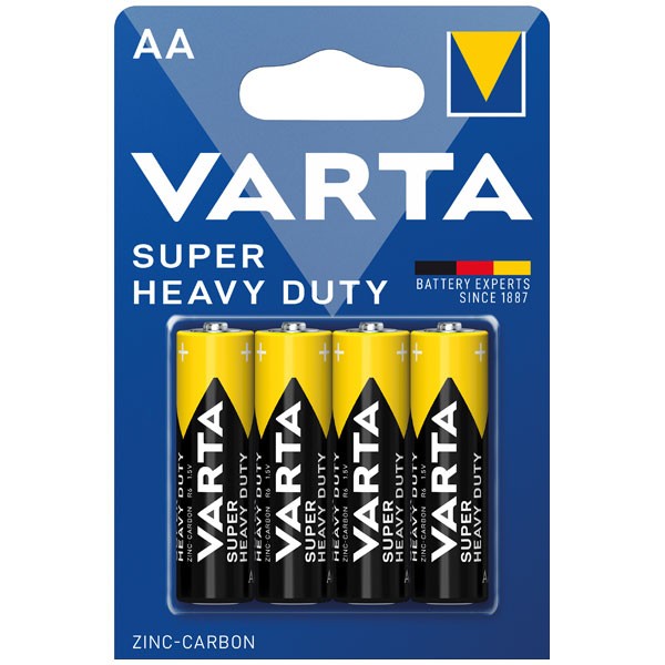 VARTA Batterie DUTY AA 4er SUPER HEAVY