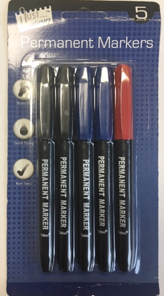 Tallon - Permanentmarker - schwarz, blau, rot