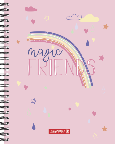Brunnen Freundebuch Magic Rainbow