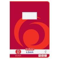 Herlitz Schulheft, A4, kariert Lineatur 22, 16 Blatt **