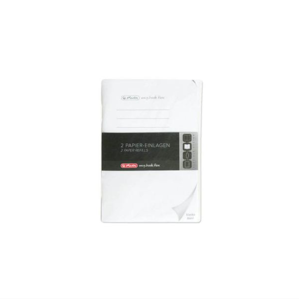 Herlitz Papier-Ersatzeinlagen my.book flex A6 2x40 blanko