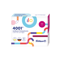 Pelikan Tintenpatrone 4001 für Füllhalter, Patronenfüllhalter, pink Pelikan Tintenpatrone 4001 für Füllhalter, Patronenfüllhalter, pink