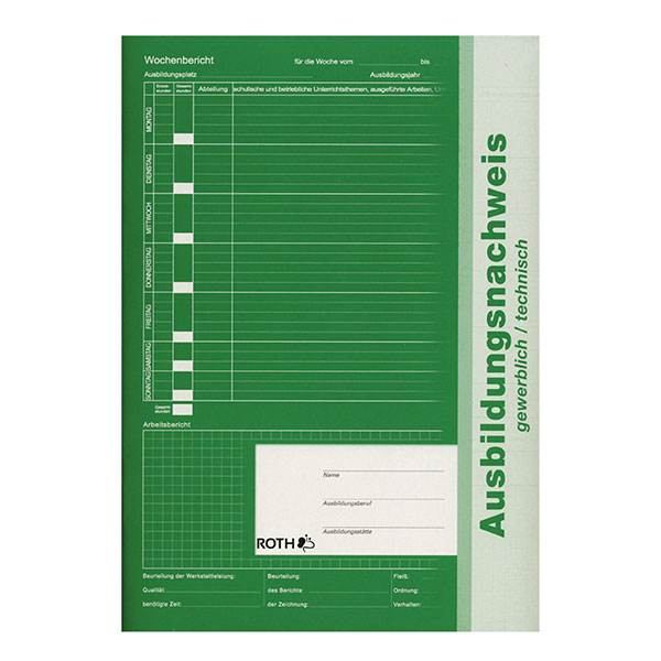 Roth Ausbildungsnachweis A4 - 1 Woche/2 Seiten