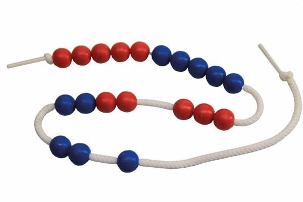 Re Plastic Rechenkette - bis 20 rot und blau