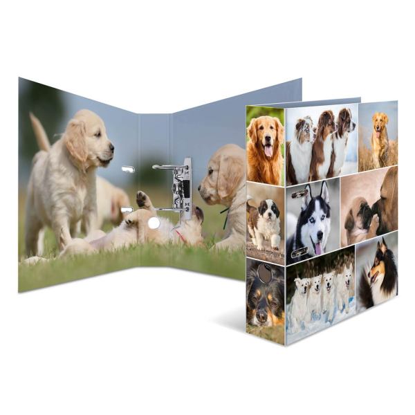 HERMA Motivordner A4 Karton Animals Hunde
