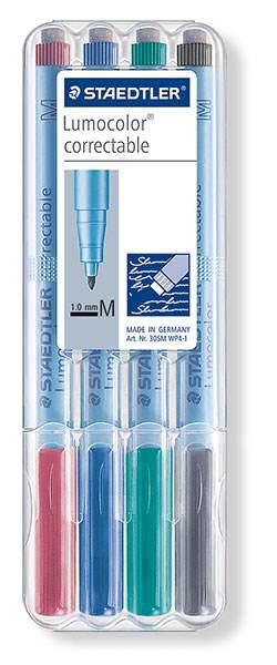 STAEDTLER Folienstift Lumocolor M 4er Set