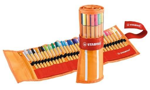 STABILO Tintenschreiber point 88 Rollerset 30St in 30 Farben