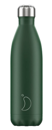 CHILLY`S Trinkflasche Bottle Matte Green 750ml