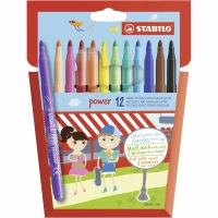 STABILO Filzstifte power 12 Stück Kartonetui ** STABILO Filzstifte power 12 Stück Kartonetui **