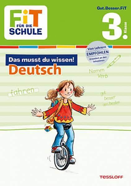 Fit für die Schule - Deutsch 3. Klasse