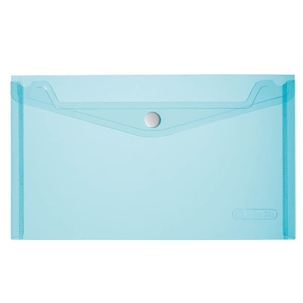 Herlitz Dokumententasche A5 transparent blau glasklar, PP, 252 x 180 x 2 mm