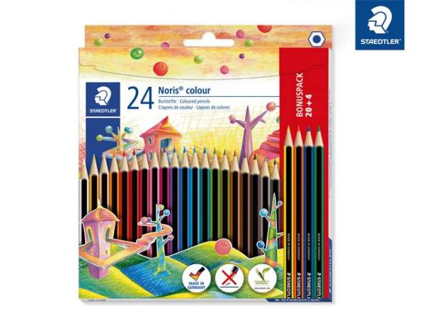STAEDTLER Buntstifte Noris colour, 18+6