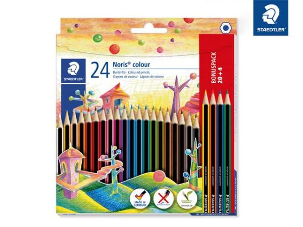 STAEDTLER Buntstifte Noris colour, 18+6