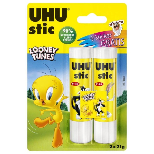 Uhu-Klebestift-Set-Toons , eine Packung, Motiv nicht frei wählbar