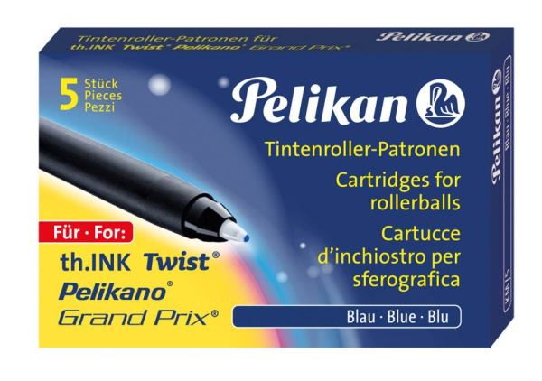 Pelikan Tintenroller-Patronen KM/5 blau Pelikan