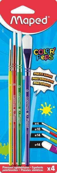 HELIT Maped Pinselset Color Peps, 4tlg.