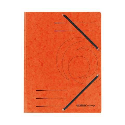 Herlitz Jurismappe / Einschlagmappe mit Gummizug - A4 - Quality - orange