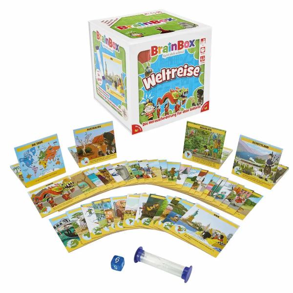 BrainBox Wissensspiel Weltreise **